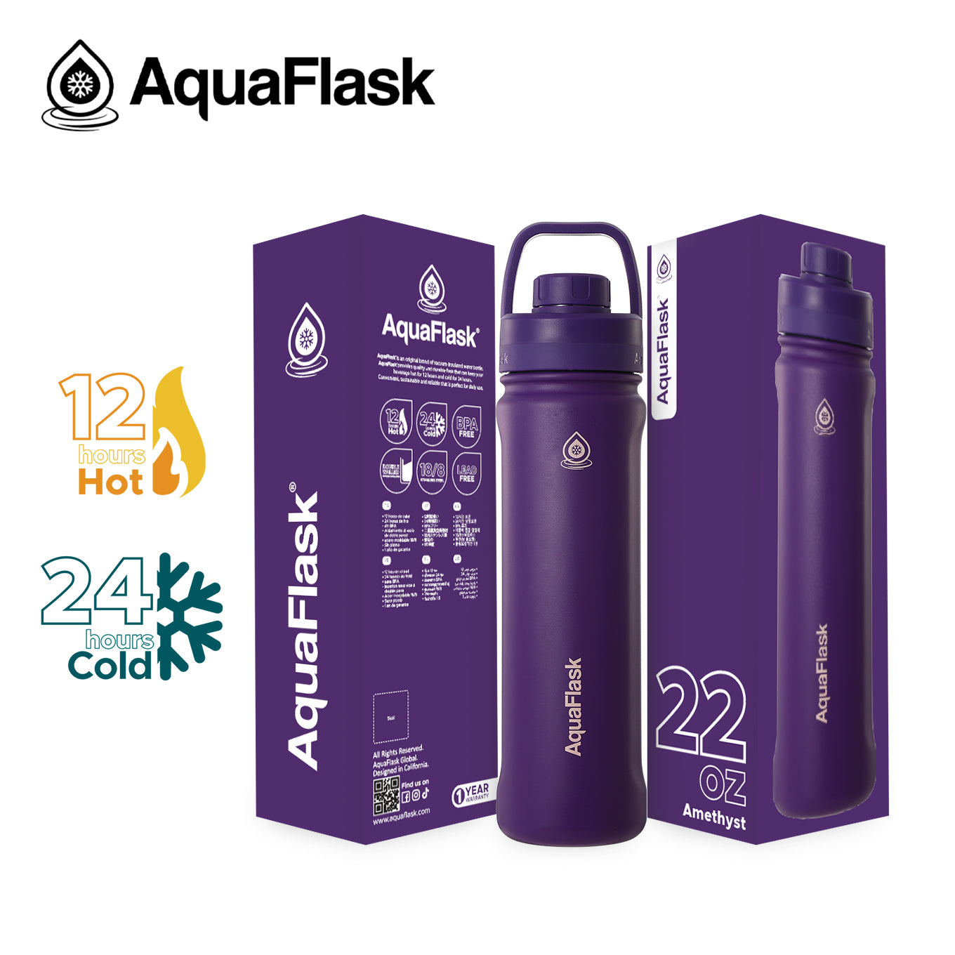 アメジスト 650ml / 22oz－New regular color collection