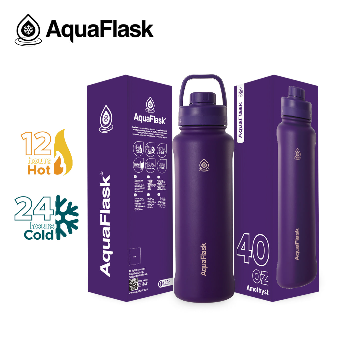 アメジスト 1.18L / 40oz New regular color collection