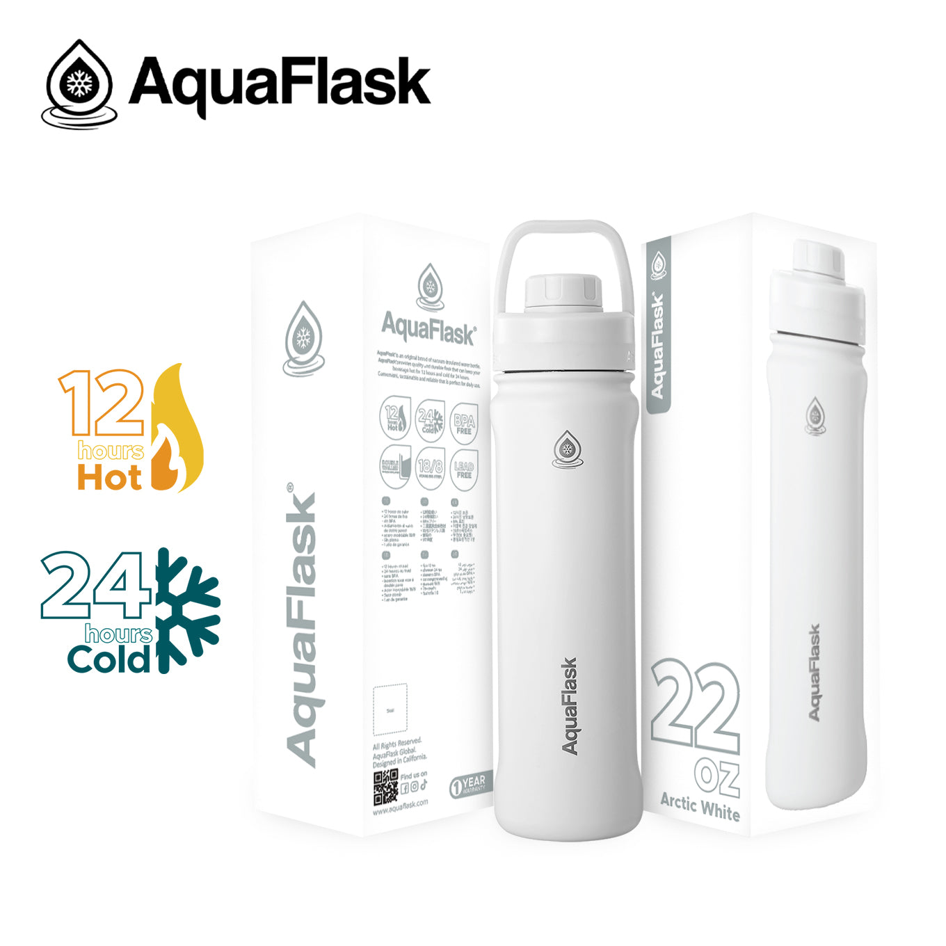 アークティックホワイト 650ml / 22oz－New regular color collection