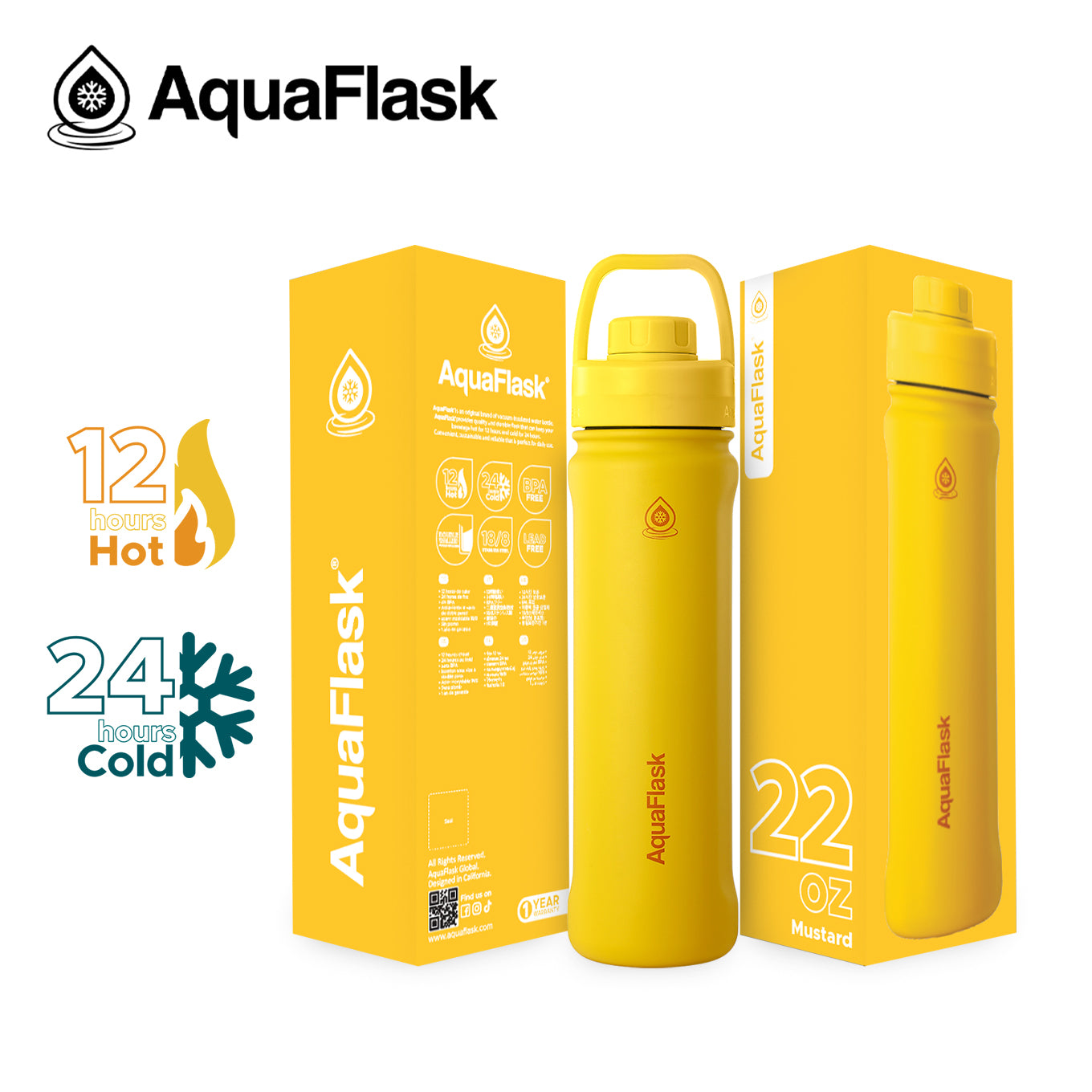 マスタード 650ml / 22oz New regular color collection